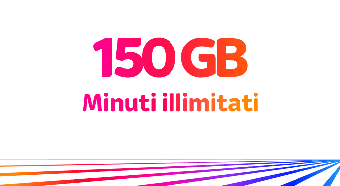 150 GB minuti illimitati